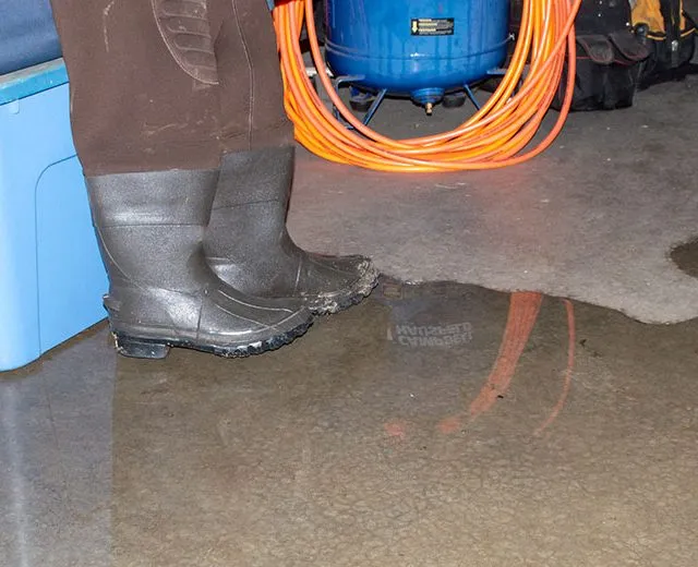 water leaking in basement